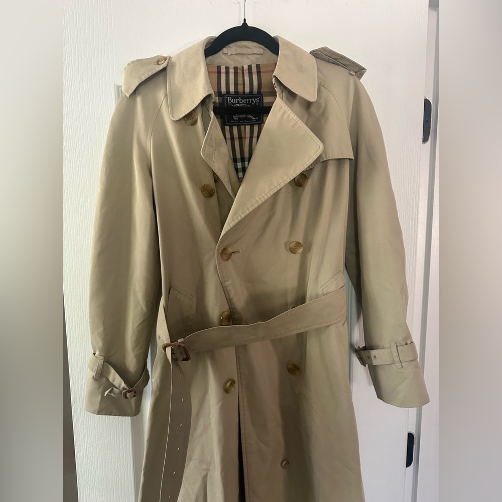 Vintage Burberry Tan Trench Coat